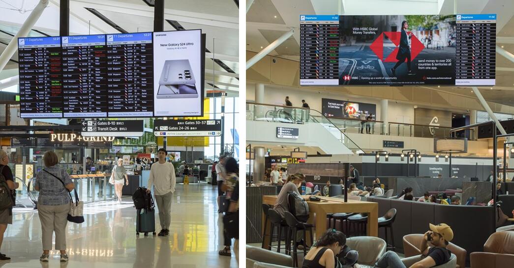 悉尼機(jī)場(chǎng)廣告