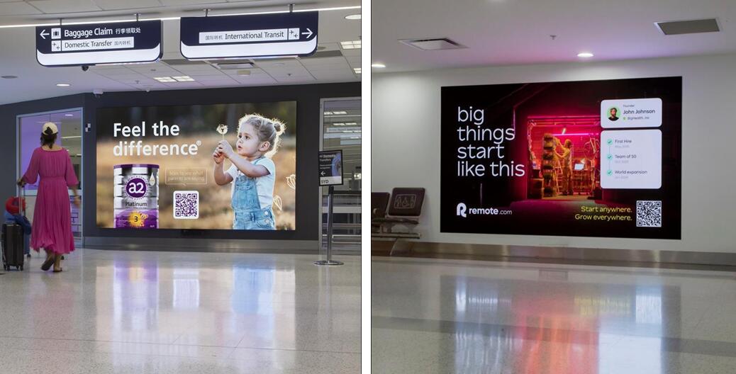 悉尼機(jī)場(chǎng)廣告